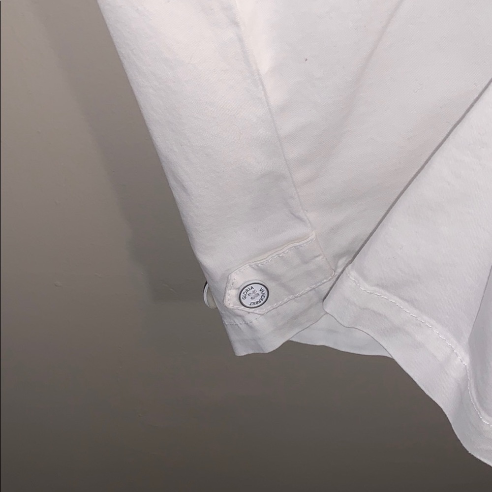 Gloria Vanderbilt white ribbed utility Capri - Picture 5 of 6